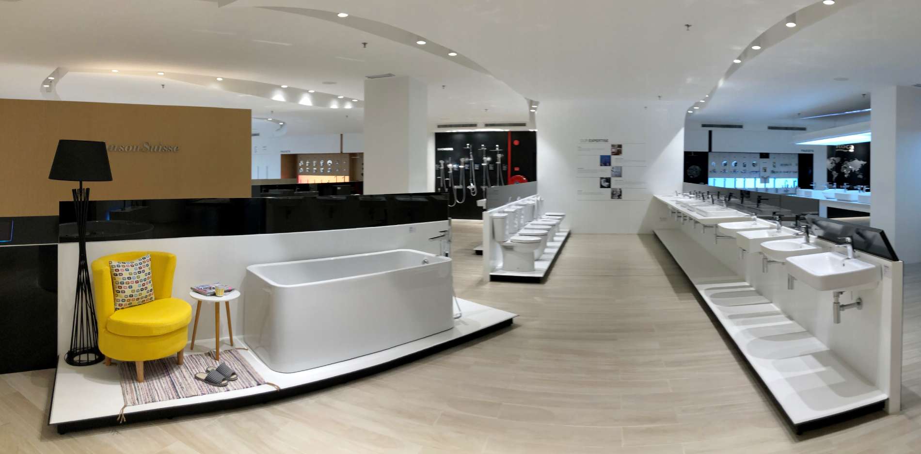 <p>Roca Experience Centre is an exquisite 8,000 square foot showroom in the heart of Petaling Jaya, Selangor.</p> <p>&nbsp;</p> <p>Opened in 2016 at Quattro West, the showroom design to capture the light-hearted mood with a concept of real lifestyle ambience, allowing the visitors to experiment and discover Roca's product and designs at a sensory level.</p>